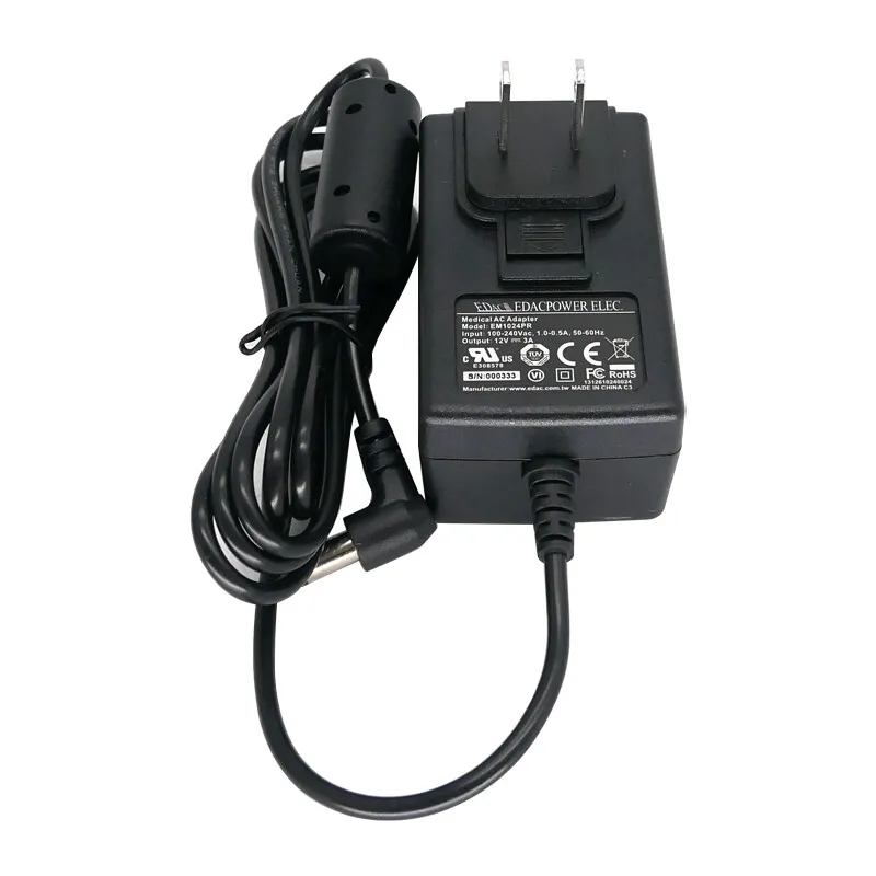 *Brand NEW*Genuine EDAC Medical 12V 3000mA AC Adapter EM1024PR Power Supply 5.5*2.5MM Plug